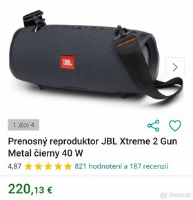 JBL neoriginálny prenosný reproduktor - NOVÝ - 3