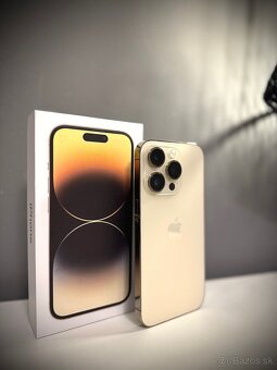 Predám iPhone 14 PRO GOLD, 128gb, AKO NOVÝ, 90%BAT - 3