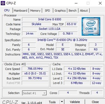 Intel Core i5-6500 (5x) - 3