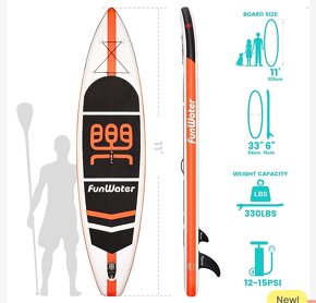 Paddleboard 335 cm 150kg nosnosť - 3