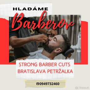 Strong barber cuts hľadá do tímu barberov Práca v Petržalke - 3