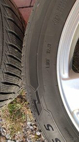 zimne gumy s liatymi diskami original volvo 205/55 R16 - 3