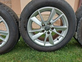 Original AUDI alu disky,rozteč 5x112,na pneu 205/60R16 - 3