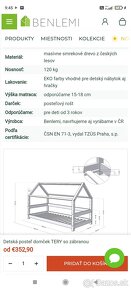 Domčeková posteľ Benlemi 180x90 - 3