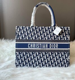Taška Christian Dior Tote Bag - tmavomodrá - 3