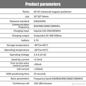 Nový GPS magnetický lokátor s odpočúvaním - 3