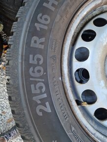 Pneu s plechovými diskami 215/65 R16 - 3