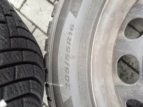 Zimné pneumatiky komplety z puklicami 205/55 R 16 - 3