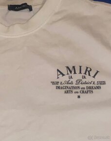 Amiri Logo Print T-shirt in Cotton - 3