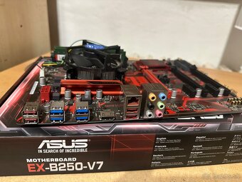 základná doska asus EX-B250-V7 +cpu + 4gb Ram - 3