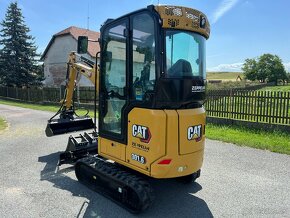 Minibagr CAT 301.6 hyd.podvozek+svahovka,podkopy - 3