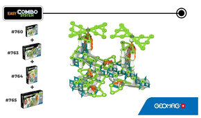 stavebnica Geomag - Mechanics Gravity Race track 760 - 3
