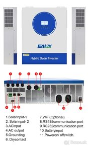 Hybridný menič 48V 8.5KW 2xMPPT - 3