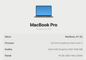 Predam MACBOOK PRO 16 I7, 16 GB RAM, 512 GB HDD - 3