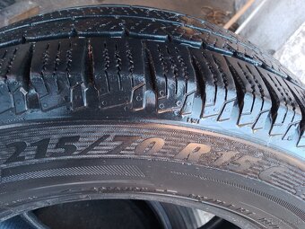 2x zimné pneumatiky 215/70 r 15 C - 3