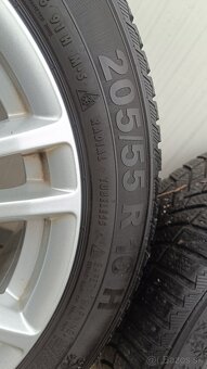 Sada elektrónov Ford 7Jx16H2 s pneu Semperit 205/55 R16 91H - 3