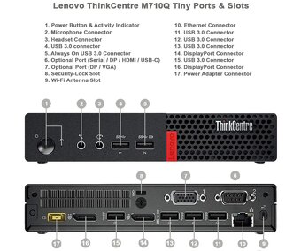 Predám Lenovo ThinkCentre M710Q - 3