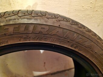 215/50 R17 Letne pneu Bridgestone ; Ford - 3