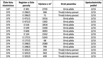 Vyšné Remety - 4.001 m2 ORNÁ PÔDA – PREDAJ - 3