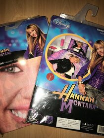 POSTEĽNÉ OBLIEČKY Hannah Montana + osuška + darček - 3