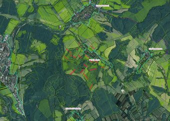 Vagrinec – 6.688 m2 ORNÁ PÔDA A LES – PREDAJ - 3