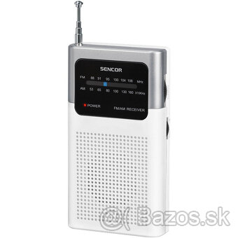 tranzistrové rádio Sencor SRD1100W biele - 3