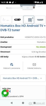 Homatics Box HD Android TV + DVB-T2 tuner

 - 3