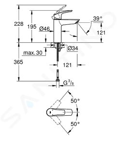 Grohe umývadlová bateria set - 3