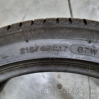 Letné pneumatiky 215/45 R17 MICHELIN DOT1518 - 3