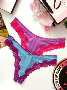 Victoria’s Secret tanga nohavičky vyššia rada VS velk. S - 3