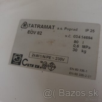 Bojler Tatramat 80l - 3