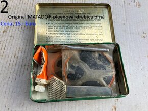 Plechové retro krabičky Matador - 3