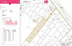 NA PREDAJ: pozemok 2000m2 s prístupovou cestou 203m2 - Sládk - 3