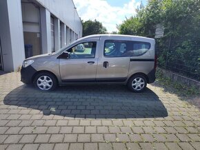 Dacia Dokker 1.6i 61 KW  rok  2014 Family bronzová farba - 3