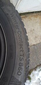 Plechove disky 5x112 r15 a zimne pneu 195/65 r15 - 3