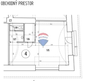 Predaj nebytových obchodných priestorov 40 m2 v centre Košíc - 3