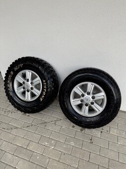 TOYOTA disky R15 + letné OFF ROAD pneu+Zimné pneu - 3