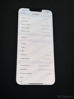 Predám Apple iPhone 14 Plus 256GB Black Známky používania - 3