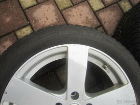 17" AL disky 112 so zimnými pneu 225/50R17 Nokian - 3