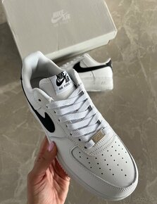 Nike air force 1 tenisky bielo čierne - 3