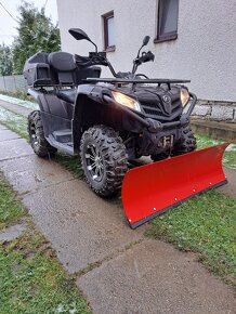 Snežný pluh na štvorkolku/malotraktor - 3