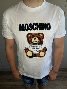 MOSCHINO- pánske tričko č.8, 45 - 3