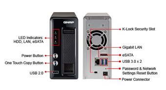 QNAP TS-121 bez HDD - 3