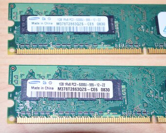 RAM Pamate 2GB, 1GB pre notebooky a PC - 3