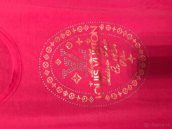 LOUIS VUITTON fuksia damske tricko M/L - 3