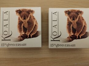 Predám striebornú mincu 3 oz Australian Koala pozlátená - 3