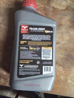 TRIAX Trans-Zero 20W-50 Kvapalina pre prevodovku kosačky - 3