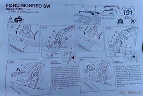 Strešné nosiče Ford Mondeo a pod. - 3