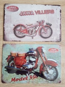 Retro plechové cedule JAWA - 3