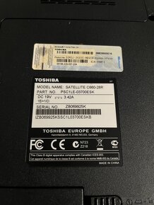 Starší ale málo použitý notebook Toshiba Satellite C660-28R - 3